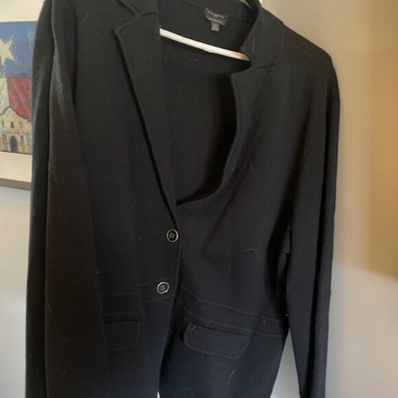 Talbots Black Sweater Jacket - Picture 3 of 3